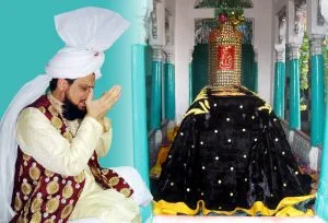 Sultan-ul-Ashiqeen-praying-in-the-shrine-of-Syed-Abdullah-Shah-ra